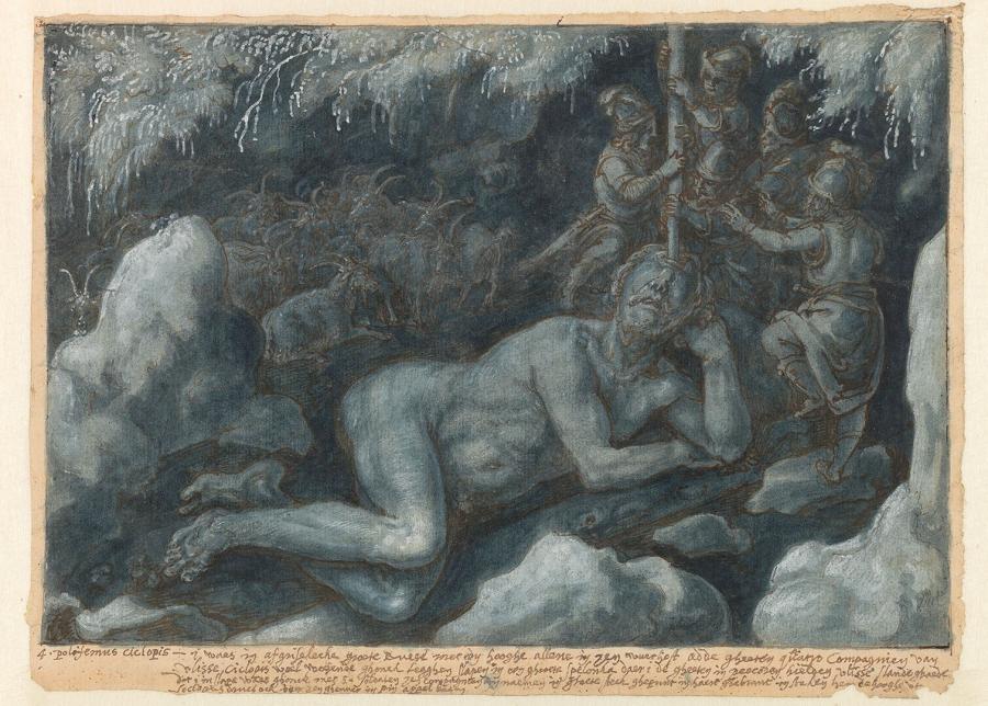 Odysseus en de cycloop Polyphemus