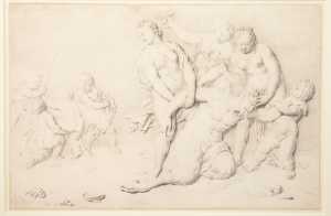 bacchanaal-met-dronken-satyr-voortekening-voor-een-reliefvoorstelling-op-een-tuinvaas