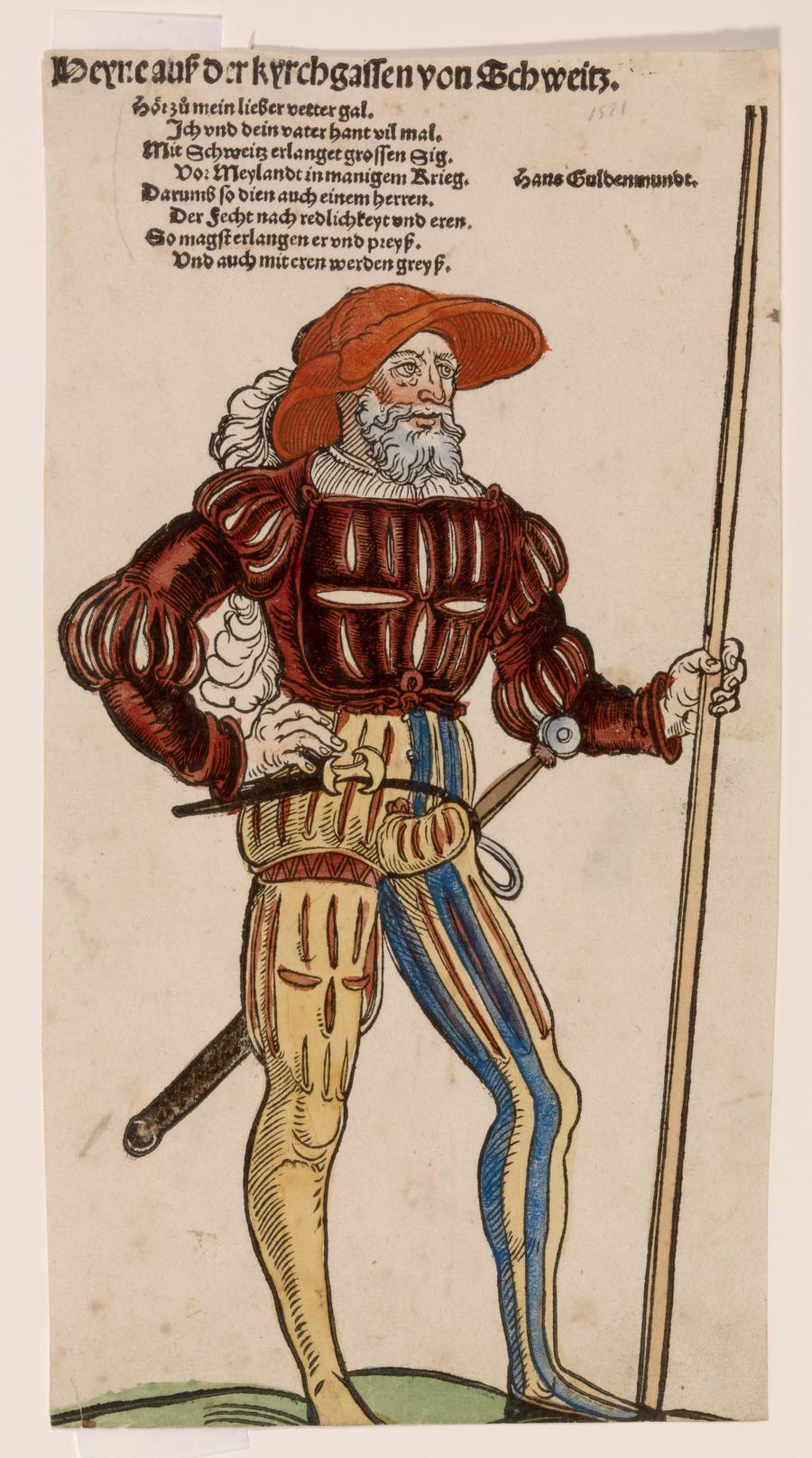 Heyne auss der Kyrchgassen von Schweitz