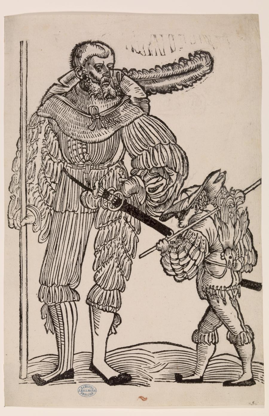 Lansquenet Clas Winttergrön with his son Heintz