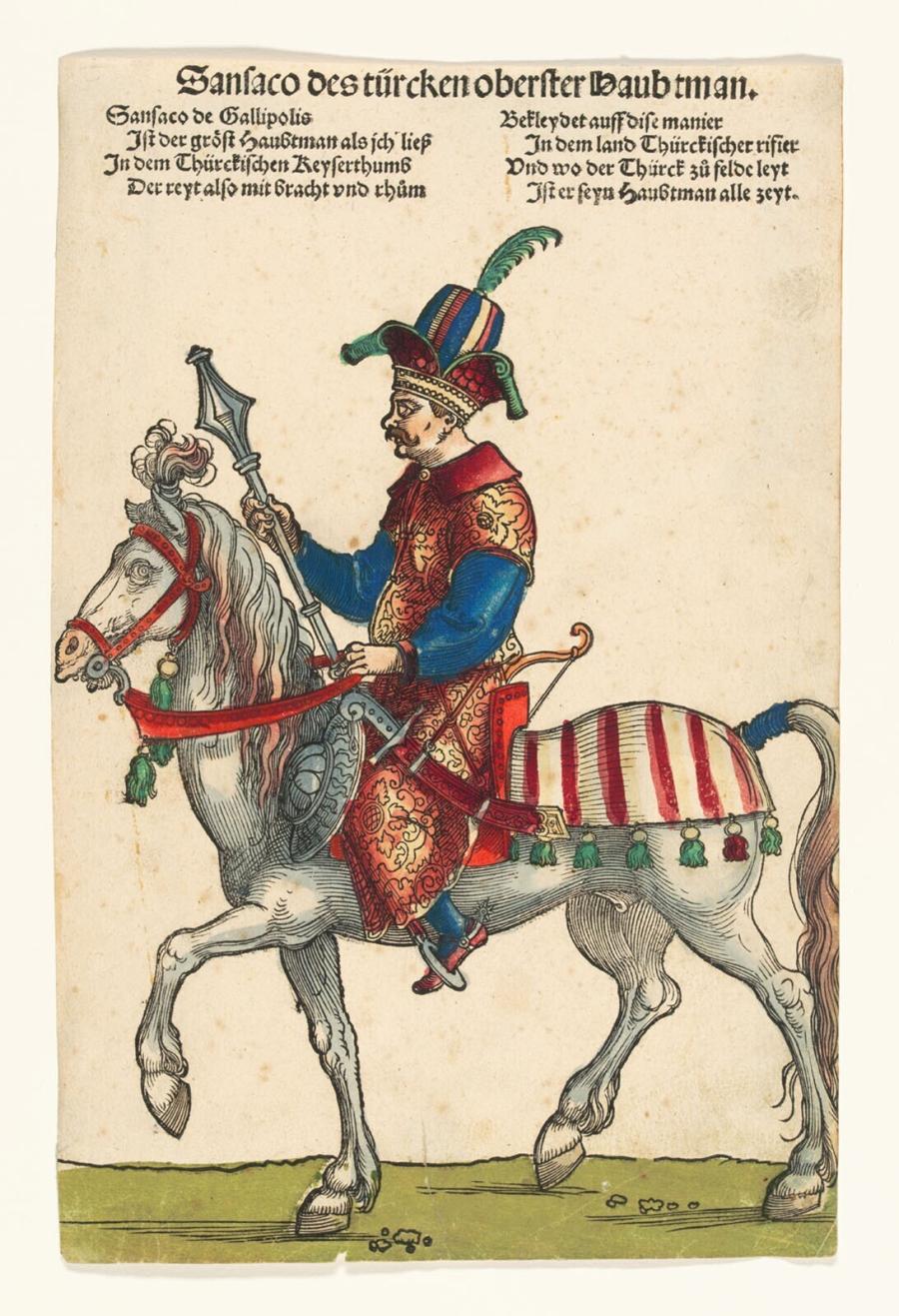 Sansaco des türcken oberster Haubtman