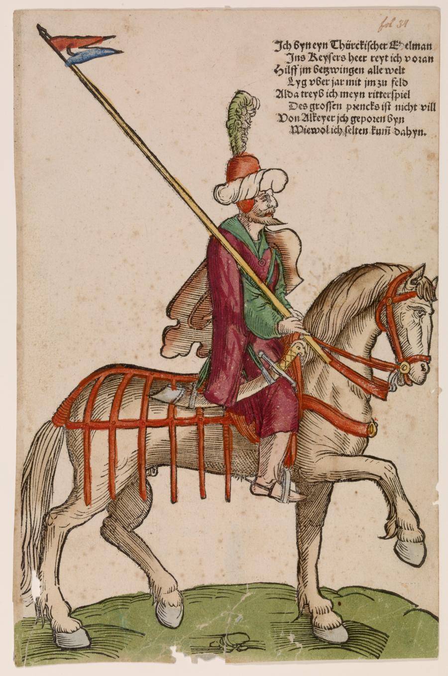 Turkish Nobleman on Horseback