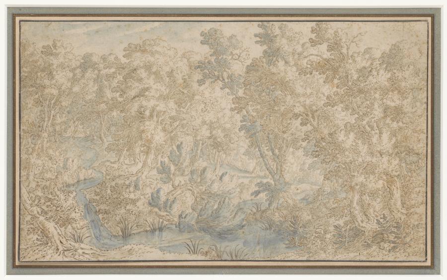 Wooded Landscape with a Stream