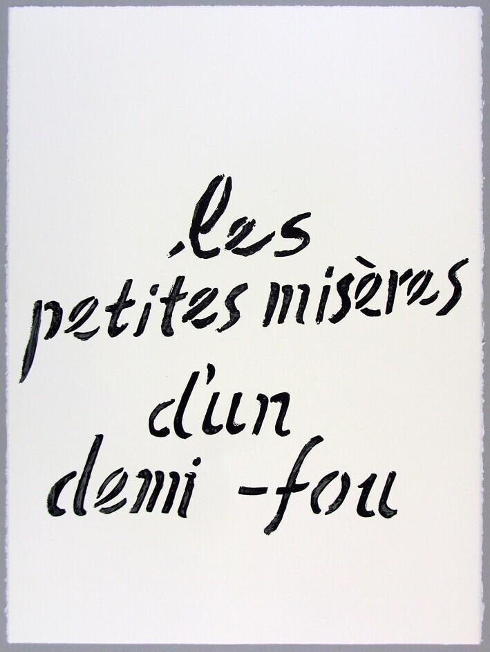 Les petites misères d'un demi-fou