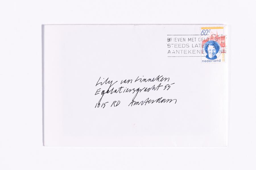 Annoucement for a performance in Hortus Botanicus Amsterdam, Augustus 1981
