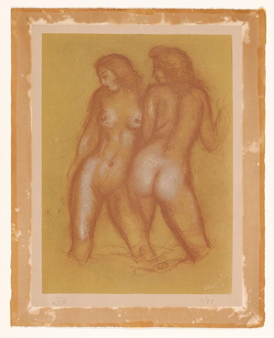 Two standing female Nudes