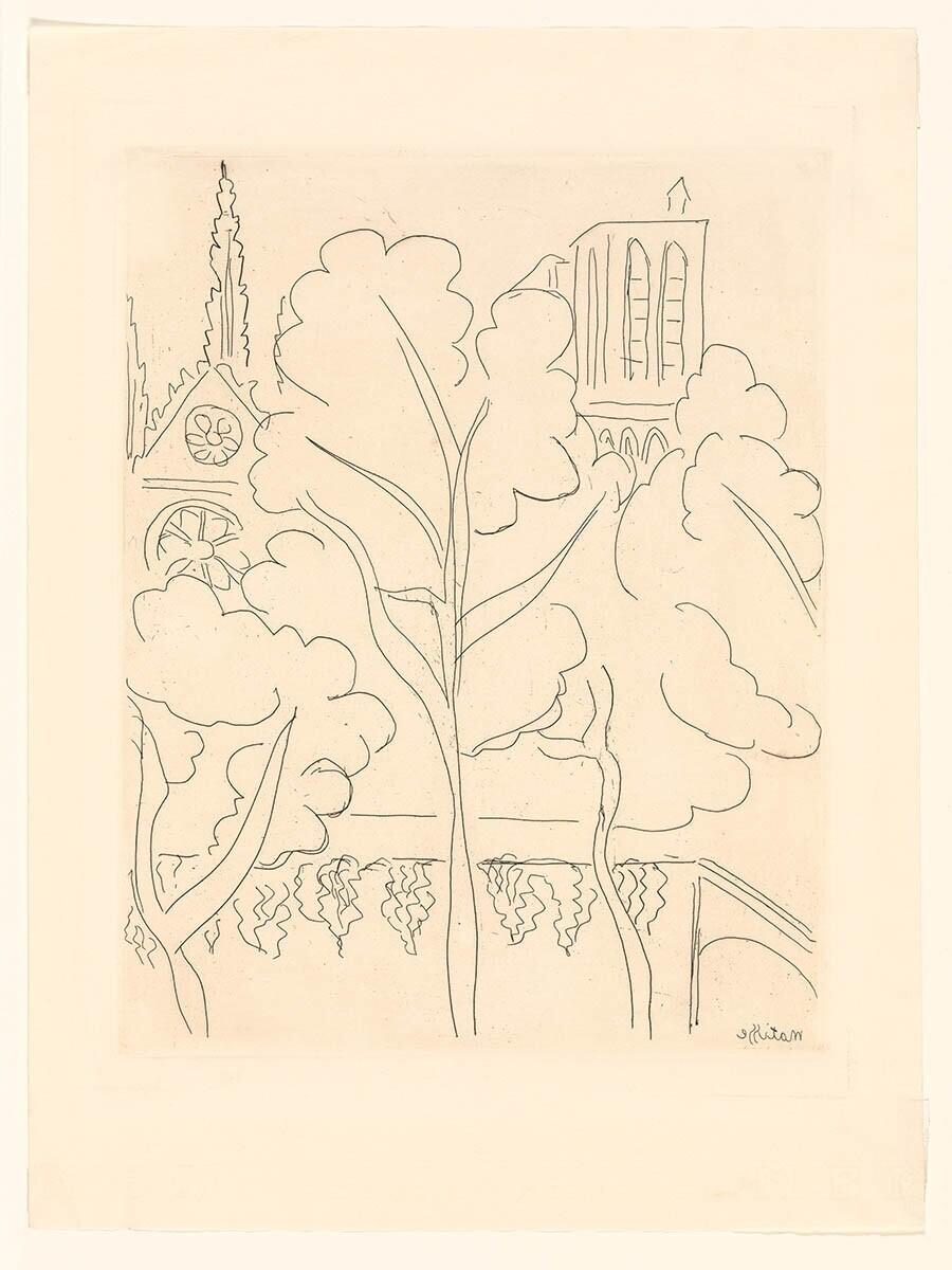 View of Notre-Dame, Paris