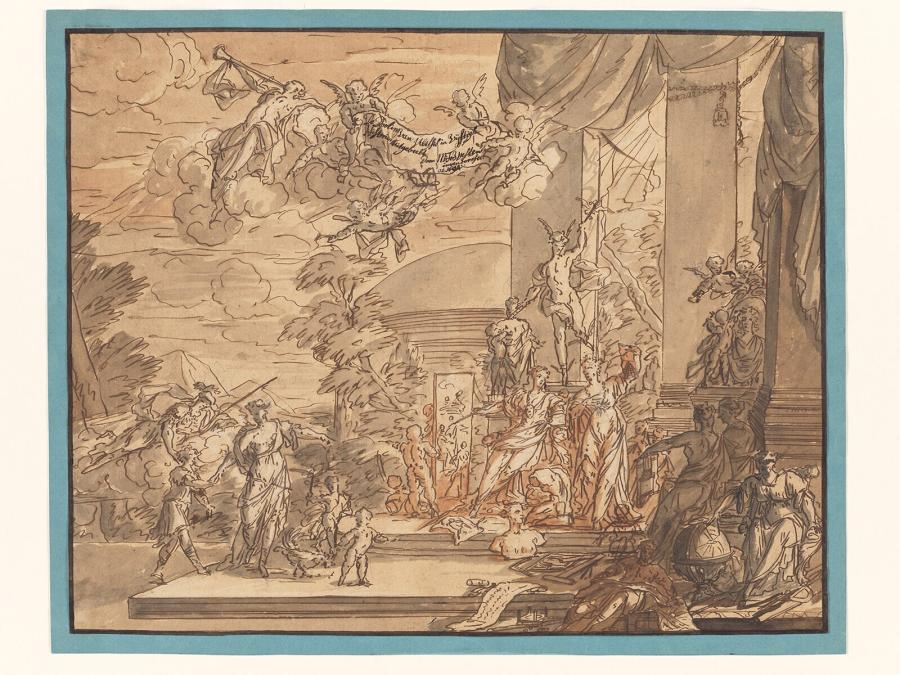 Allegory of the Arts, Title Page of an Odyssey Series