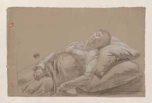 a-reclining-woman-asleep