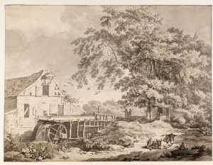 landscape-with-a-water-mill-two-wanderers-and-two-reclining-donkeys