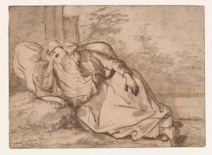 woman-asleep-in-a-landscape