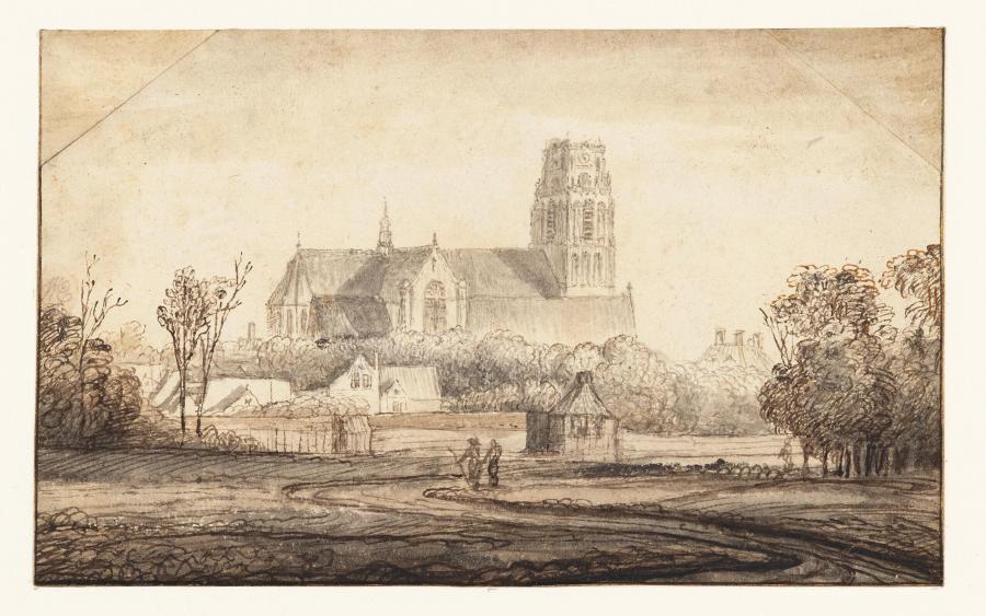 View of the Church of Zaltbommel