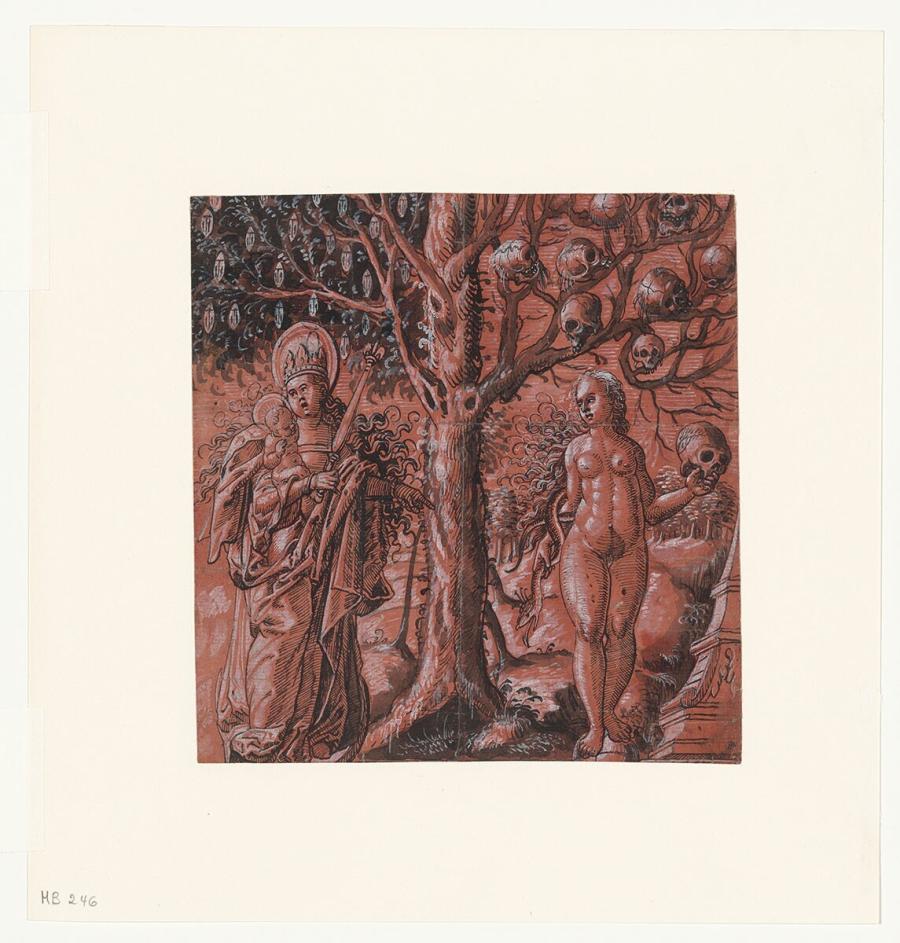Eve and Mary under the Tree of Knowledge