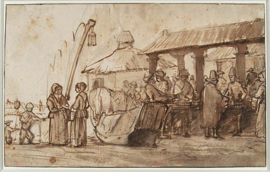 Fishmarket in Winter