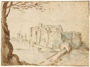 view-of-the-castell-dell-ovo-near-napels