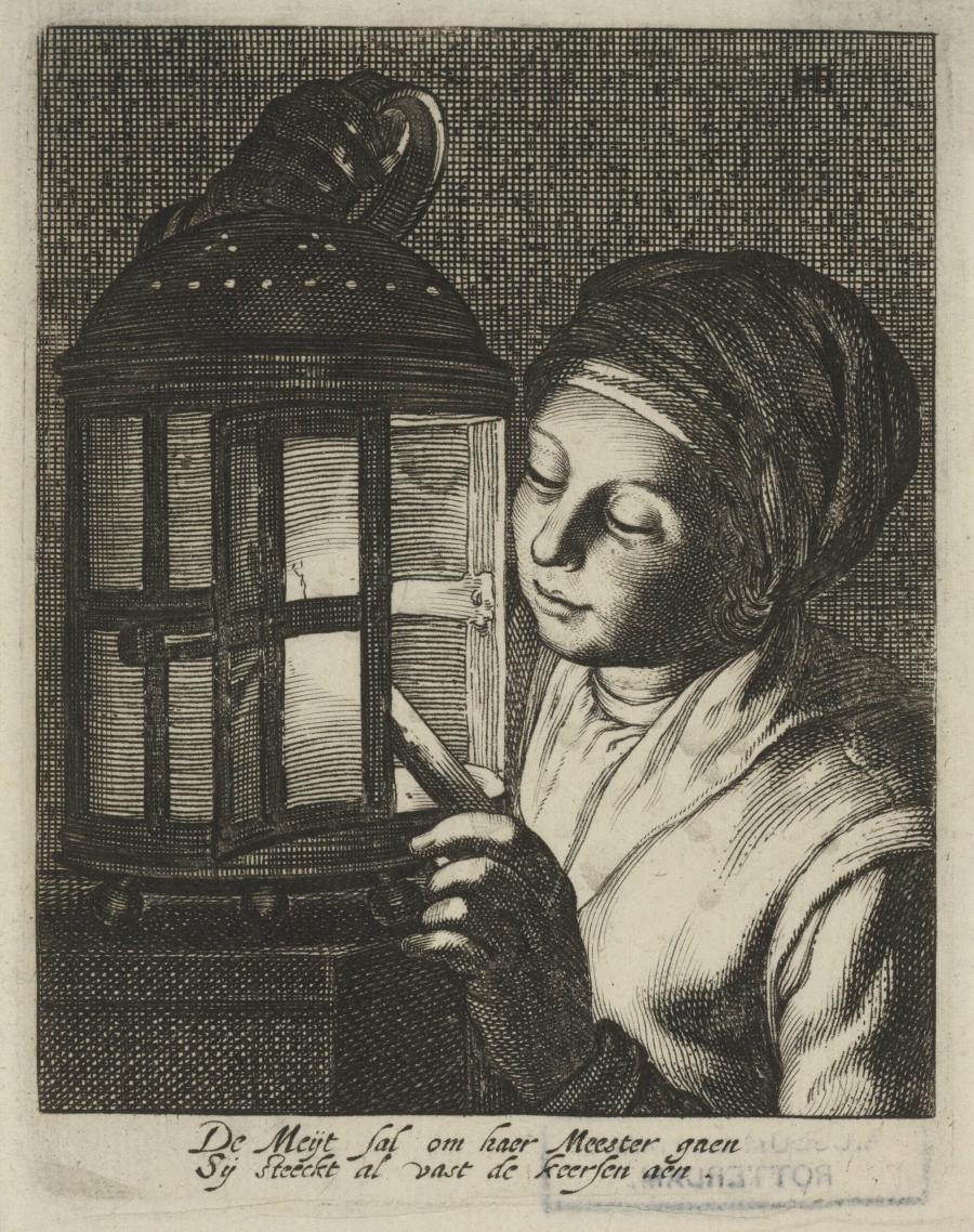 A Maid with a Lantern