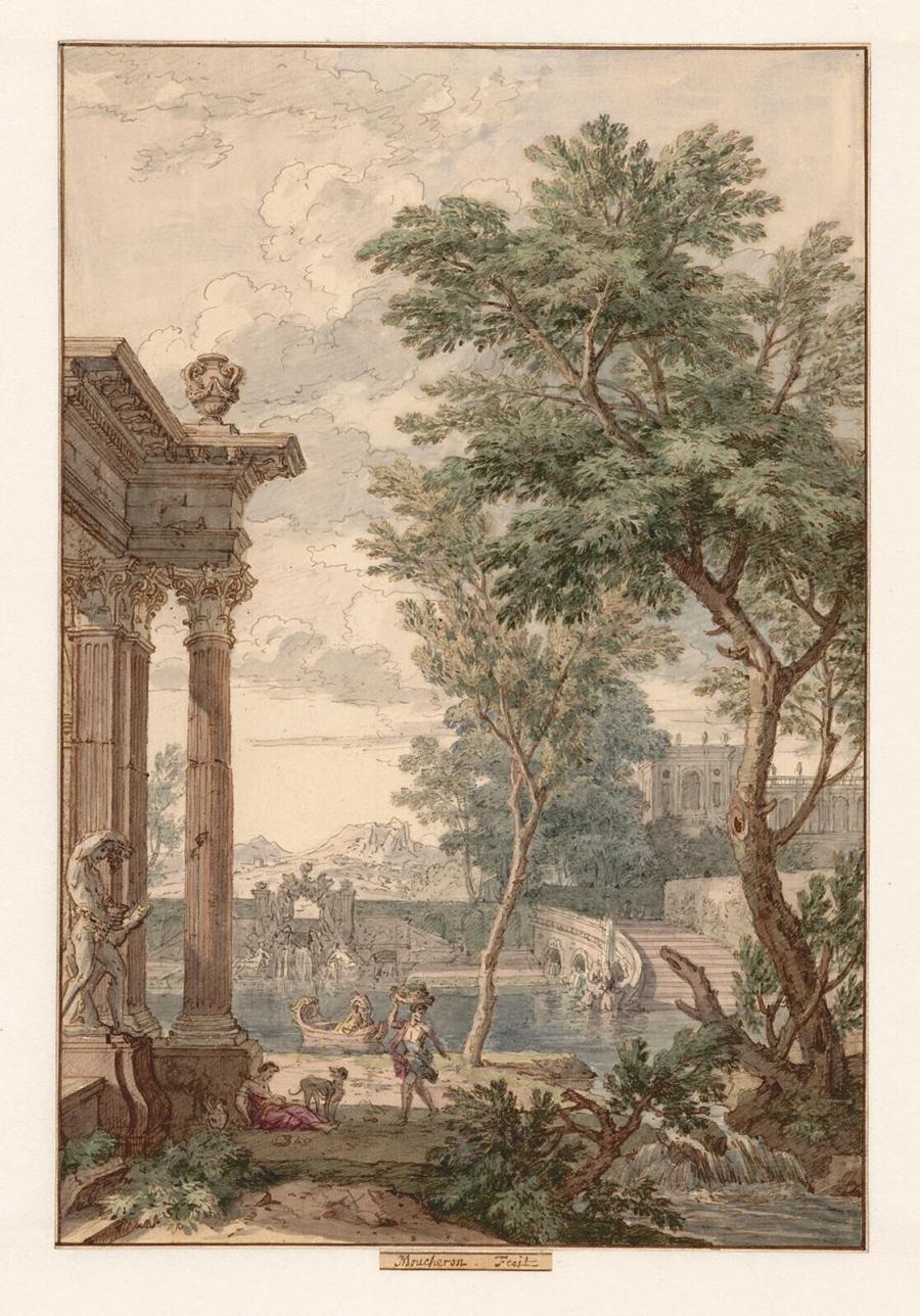 Fantasy Landscape with Classical Buildings