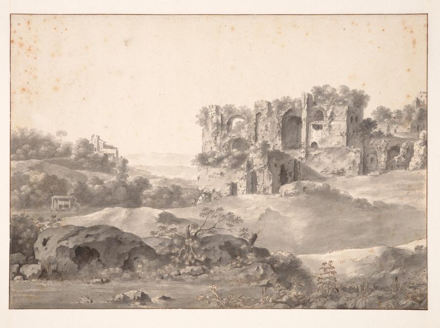 Italian Landscape with Ruin