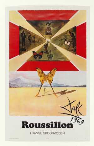 affiche-franse-spoorwegen-roussillon