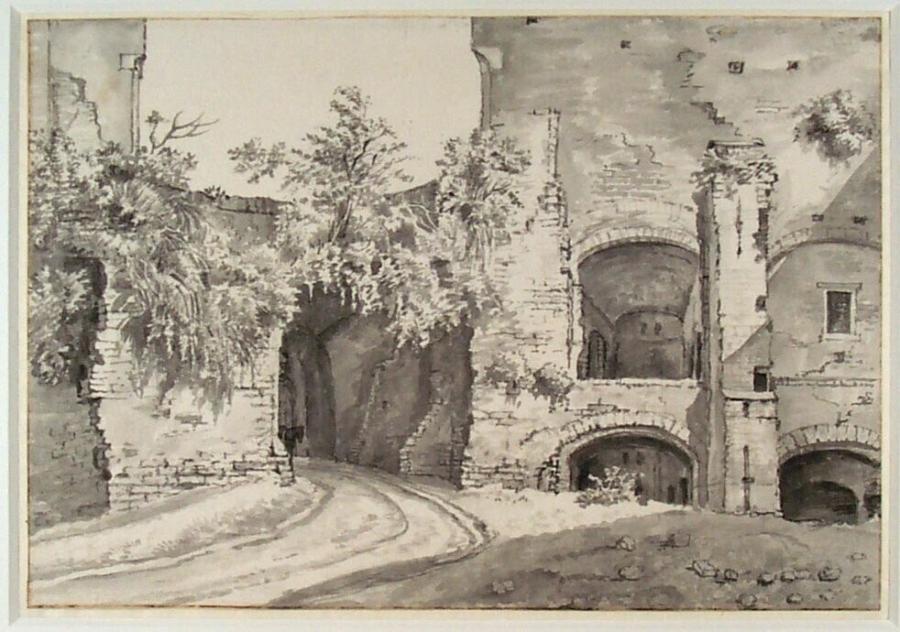 Entrance Gate of a Delapidated Fortress
