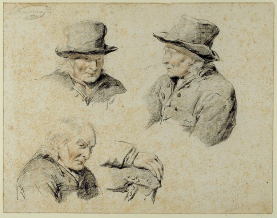 Three Studies of an Old man