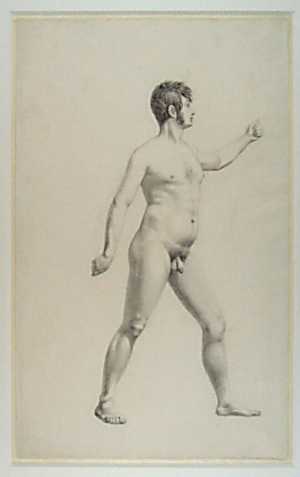 study-of-a-standing-male-nude-facing-right