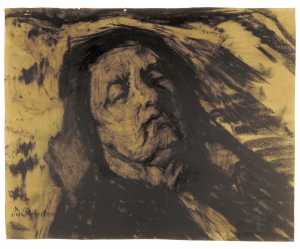 head-of-an-old-woman-asleep