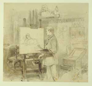 the-dutch-artist-siwart-aisma-in-his-studio-in-rome-illustration-for-carel-vosmaer-s-novel-amazone-1893