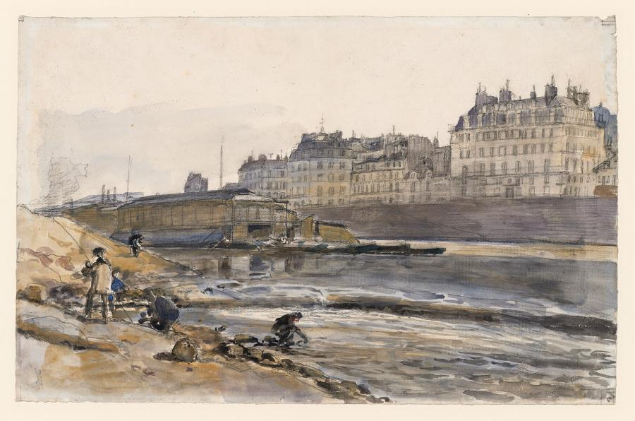 On the Banks of the Seine in Paris