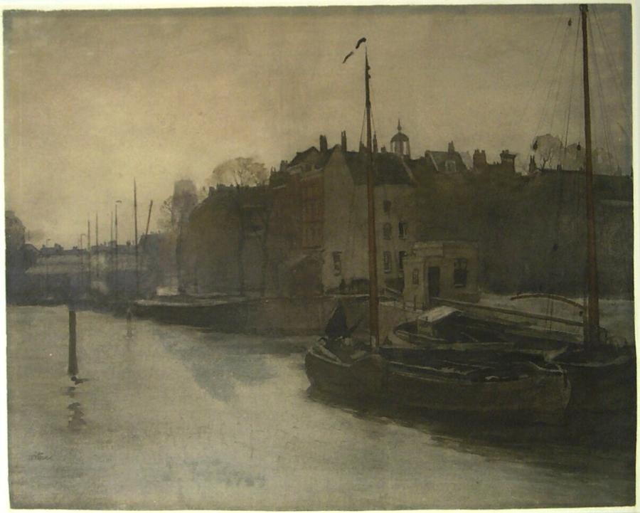 Leuvehaven Harbour in Rotterdam