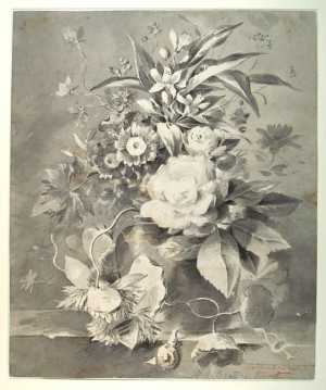 stilleven-vaas-met-bloemen-op-een-plint