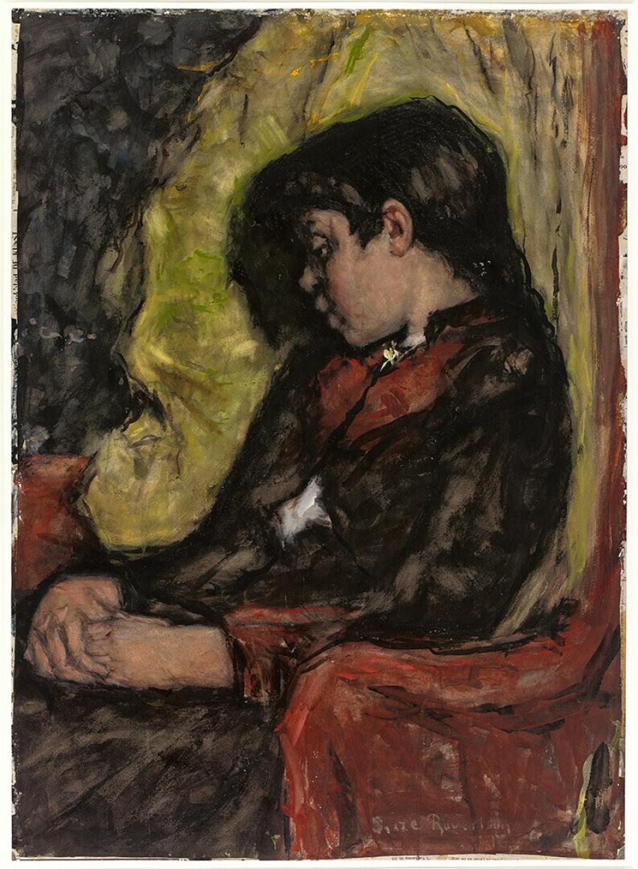 Sleeping Girl in Profile