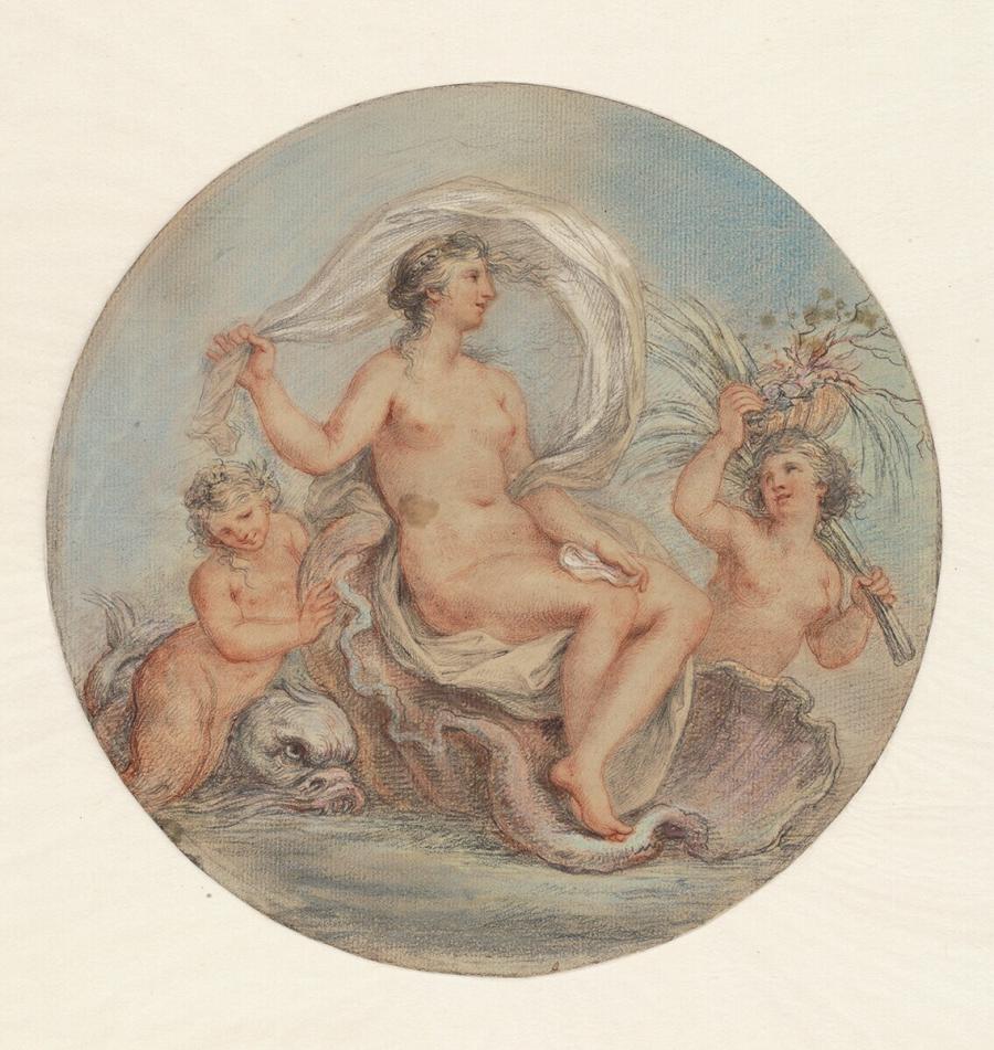 Venus at Sea in a Shell