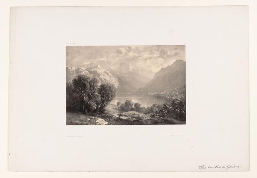 Vue du Lac de Génève