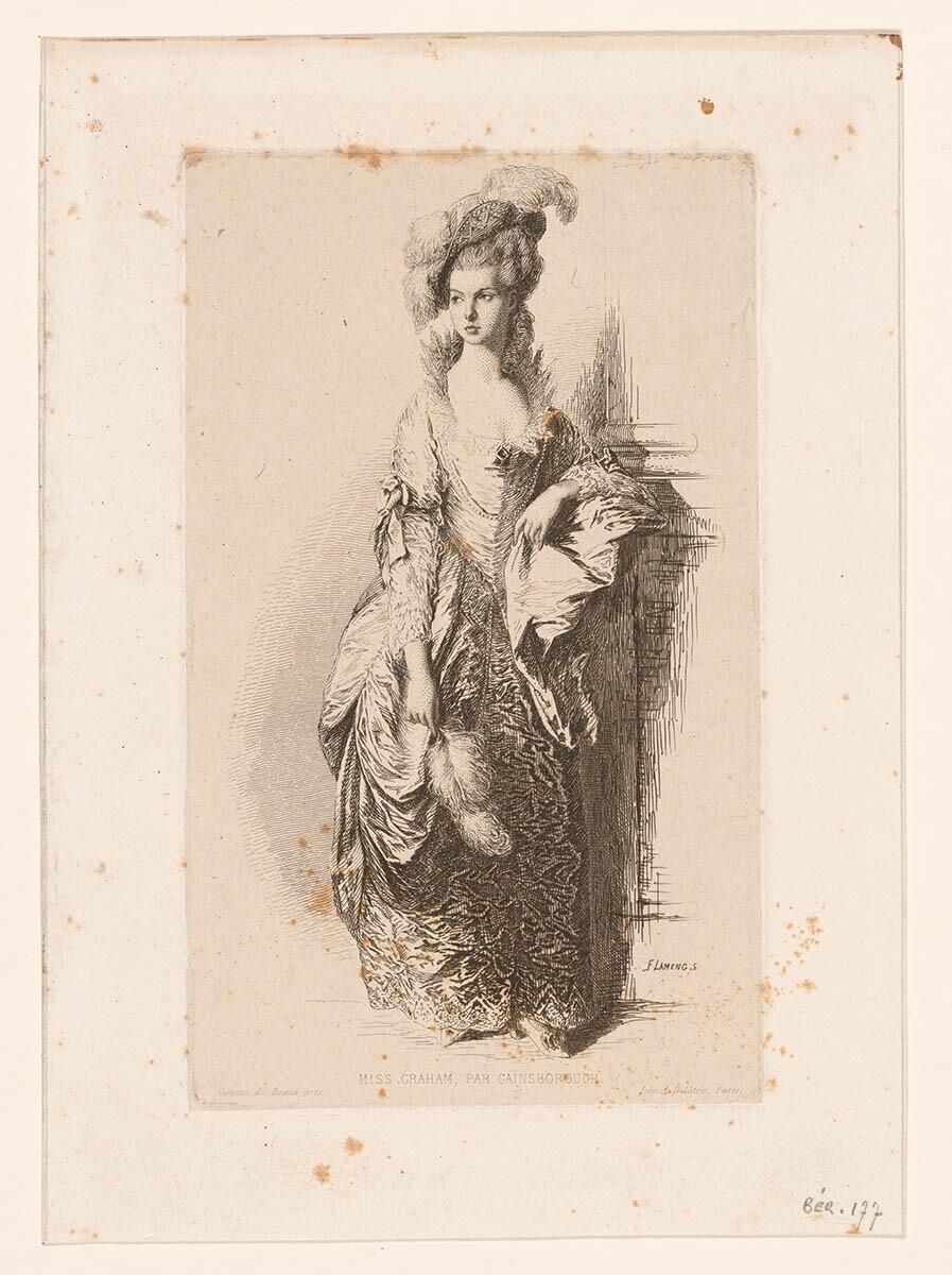 Miss Graham, par Gainsborough (Portret van Mary Graham)