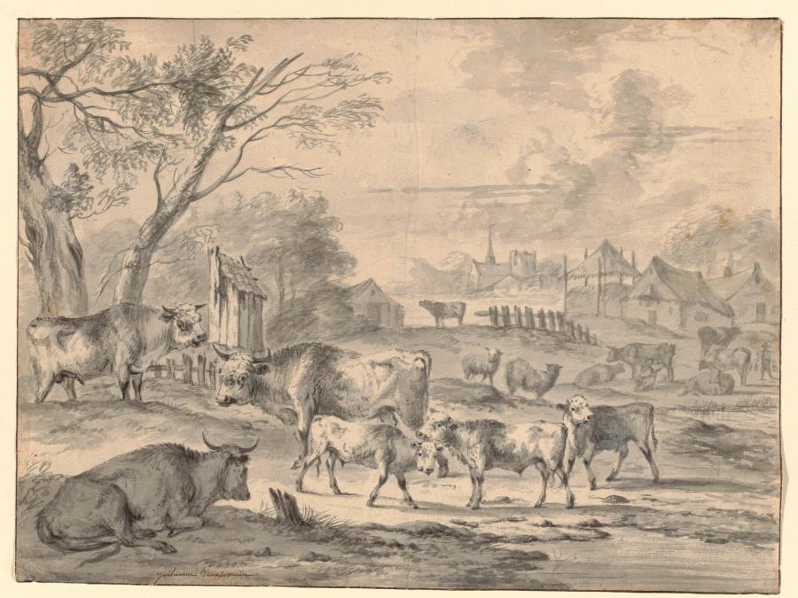 Landscape with Cattle
