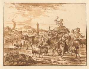 italian-landscape-with-figures-and-animals-and-in-the-background-a-town