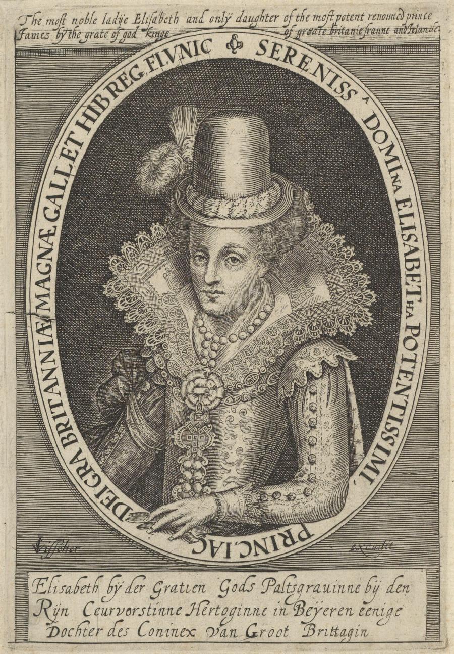 Portrait of Elizabeth Stuart, Electress Palatine and Queen of Bohemia