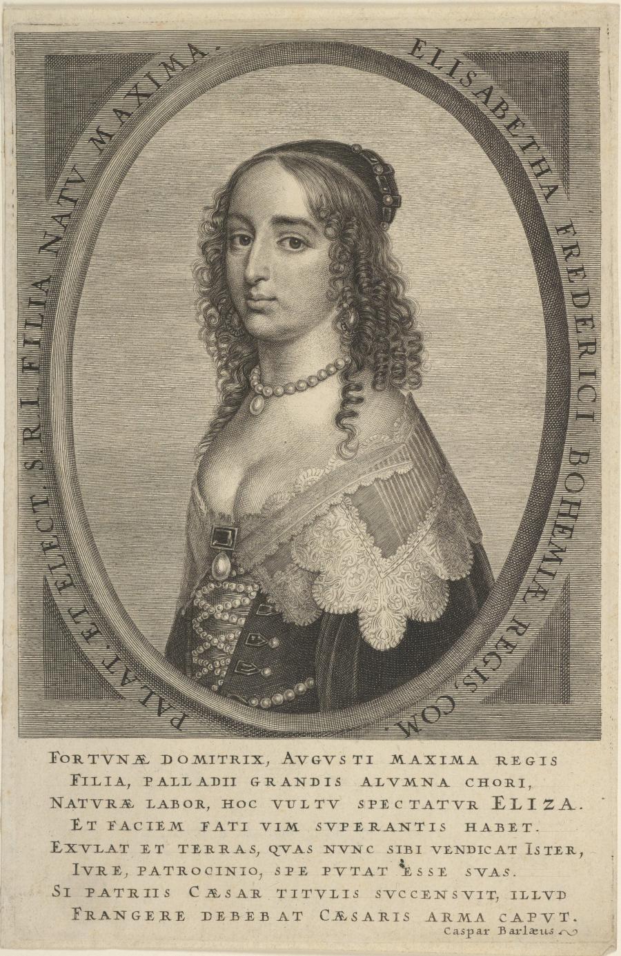 Portrait of Elizabeth of Bohemia, Princess Palatine