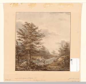weg-door-duinlandschap-met-figuren