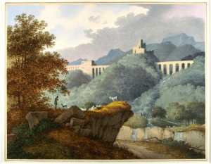 swiss-mountain-landscape-near-fluelen-in-the-canton-uri-with-a-roman-aquaduct-added-from-phantasy