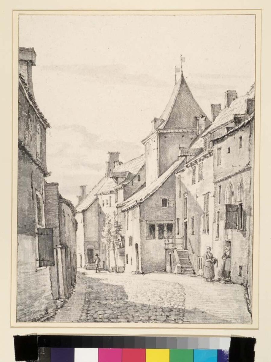 De muurhuizen in Amersfoort (provincie Utrecht)
