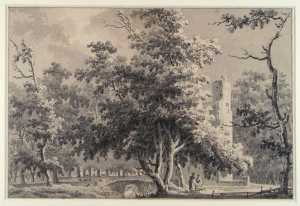 ruine-van-een-kasteel-tussen-bomen
