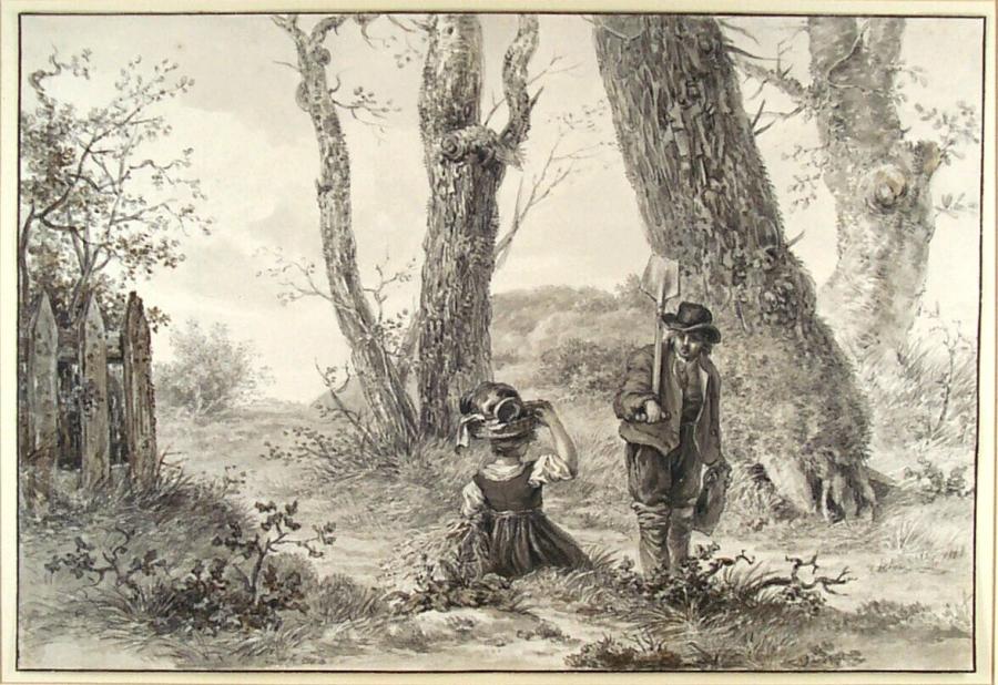 Peasant Couple under Trees