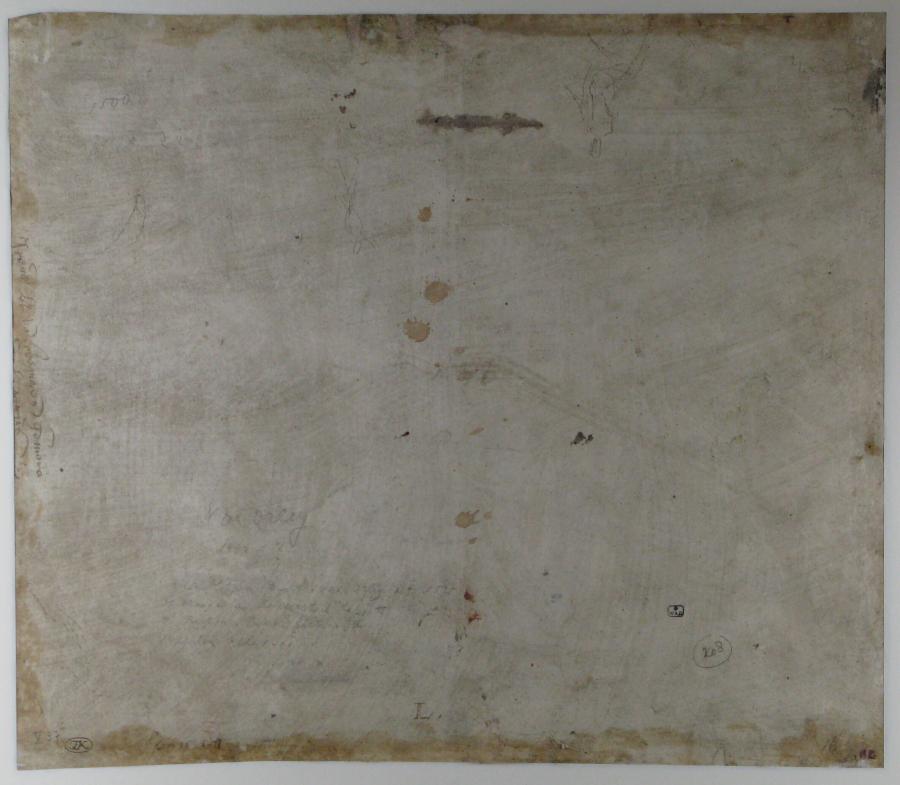 Sketches of a Seated and a Standing Man