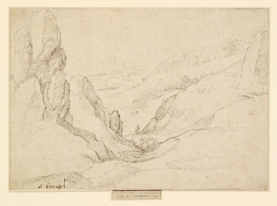 Berglandschap met grazende kudde