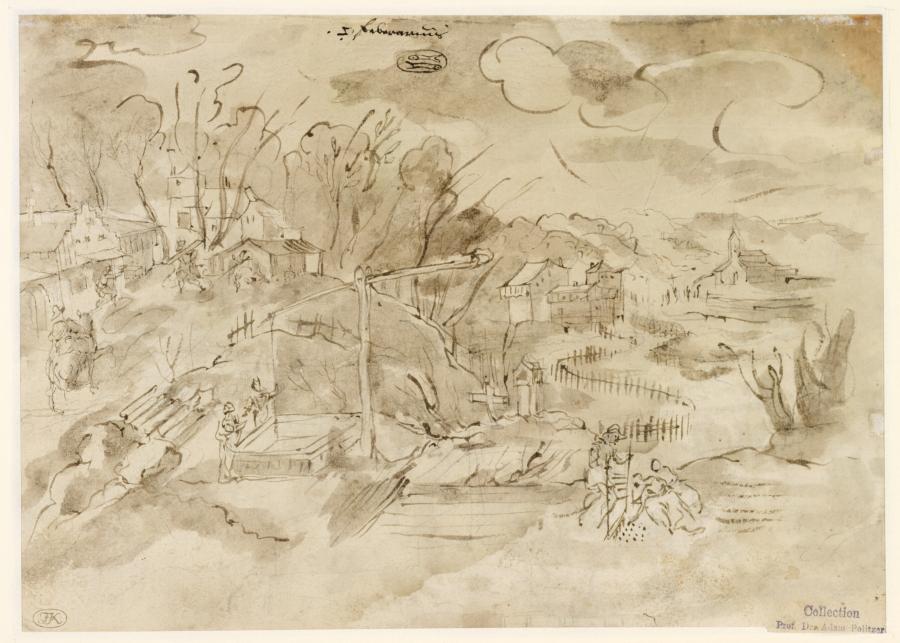 Landscape with a Well (the Month February)
