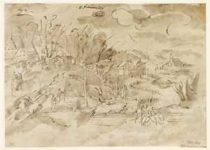 landscape-with-a-well-the-month-february