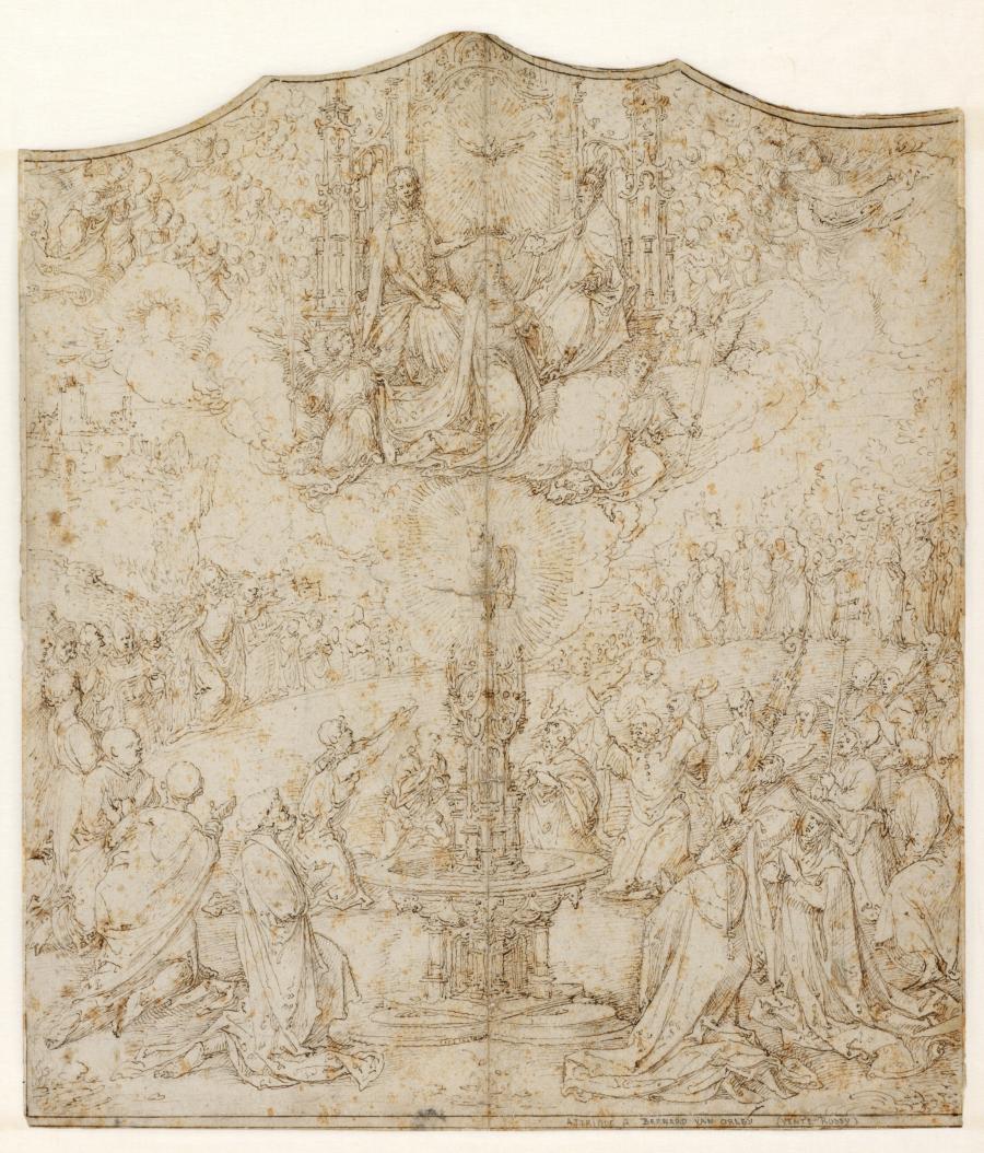 Representation of All Saints with the Crowning of Mary