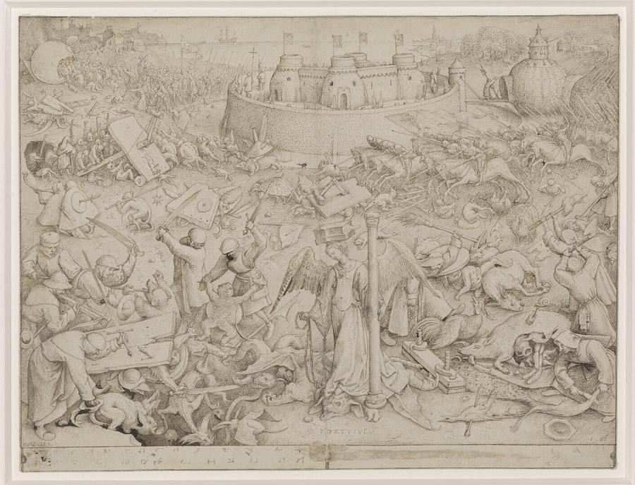 Een van de zeven deugden: Fortitudo (Kracht)